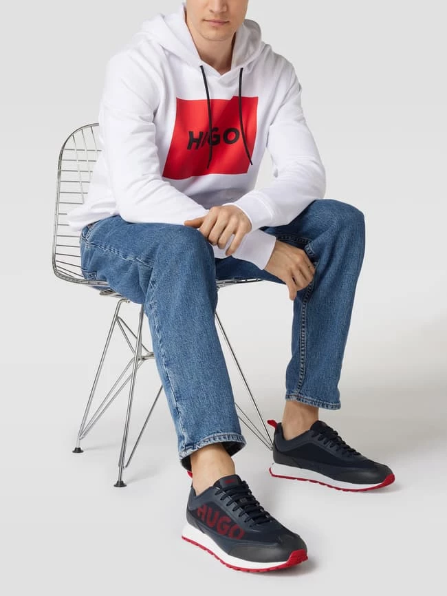 Top 10 ⌛ HUGO ? Sneaker Mit Label-Schriftzug Modell 'Icelin Runn' - Dunkelblau ?