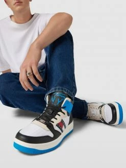 Auslauf ✔️ Tommy ? Jeans High Top ? Sneaker Im Colour-Blocking-Design - Schwarz ✨