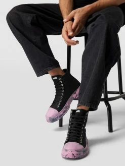 Blitzangebot ? Viron High Top ? Sneaker Mit Statement-Print - Schwarz ?