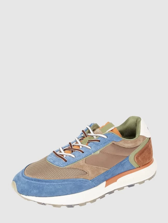 Blitzangebot ? HOFF ? Sneaker Aus Leder Und Textil Modell 'Nepal' - Blau ?