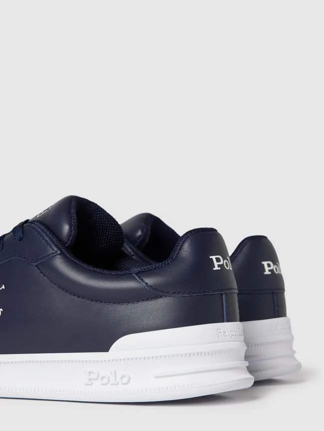 Billig ❤️ Polo Ralph Lauren ? Sneaker Aus Leder Modell 'SNEAKERS-HIGH' - Dunkelblau ? – Bild 3