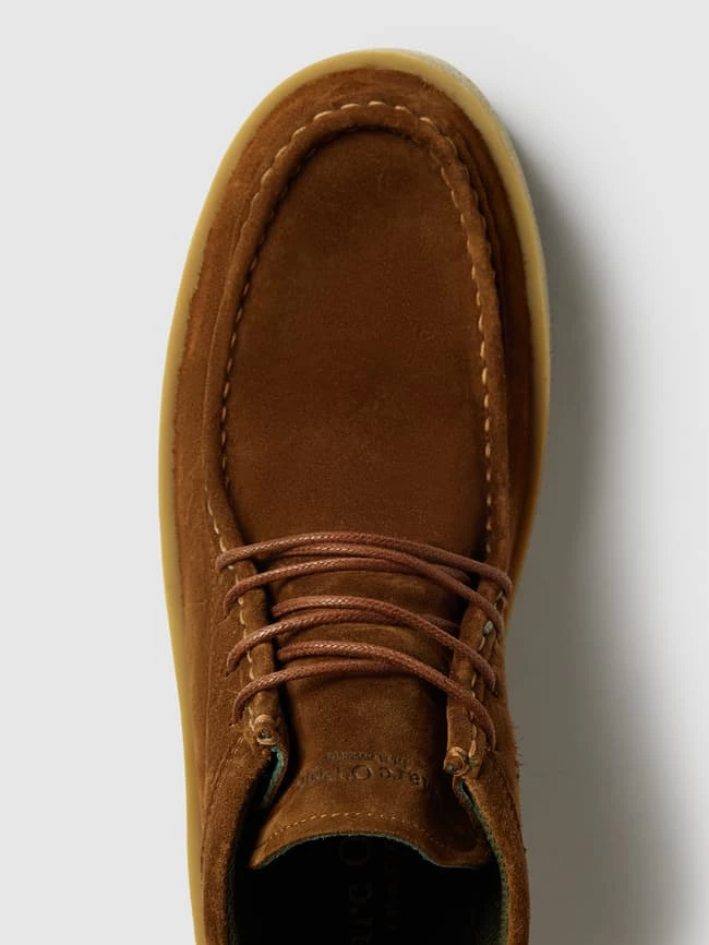 Neu ? Marc O'Polo Halbschuhe Aus Leder Mit Label-Prägung - Cognac ✔️ – Bild 5