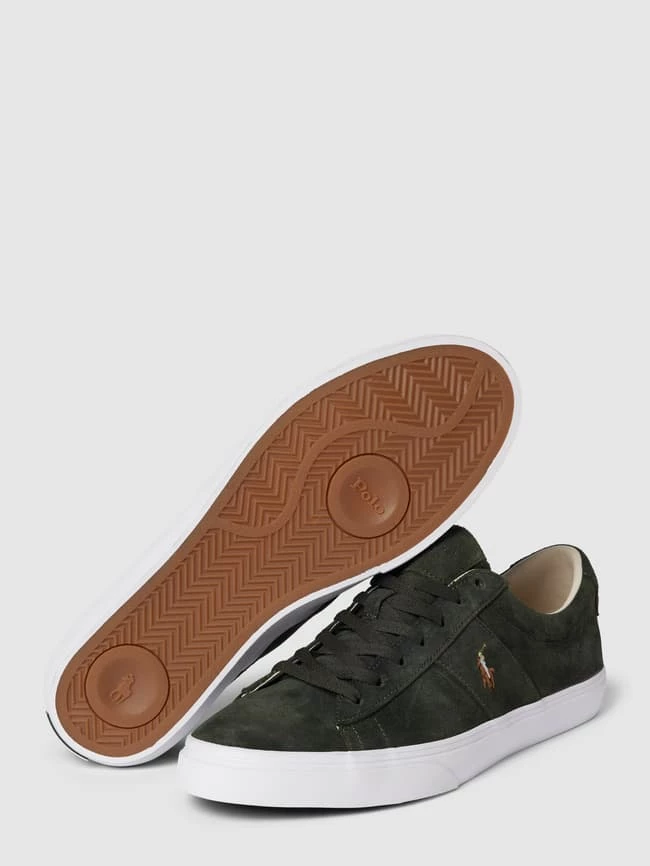 Schlussverkauf ? Polo Ralph Lauren ? Sneaker Mit Label-Print Modell 'SAYER' - Olivgrün ? – Bild 4