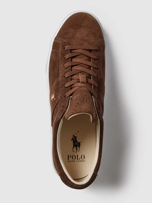 Budget ? Polo Ralph Lauren ? Sneaker Mit Label-Print Modell 'SAYER' - Mittelbraun ? – Bild 5