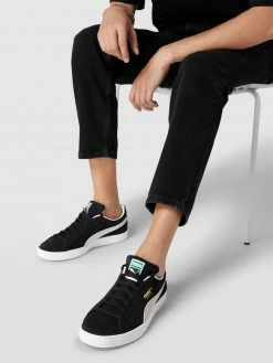 Billig ? Puma ? Sneaker Mit Label-Detail In Metallic Modell 'Suede Classic' - Weiß ?