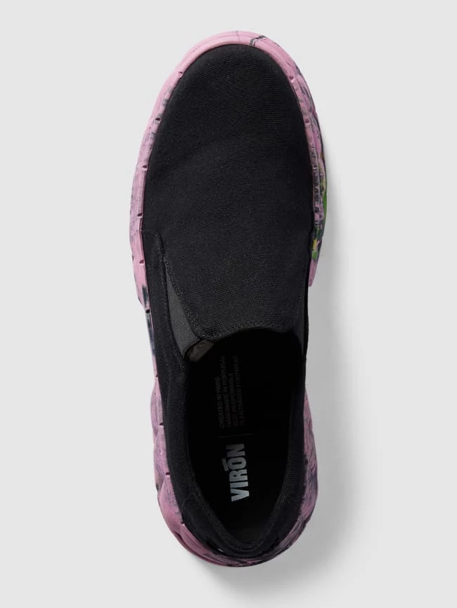 Brandneu ? Viron Slip-on-Sneaker Mit Label-Print - Schwarz ? – Bild 5