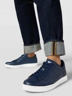 Bestpreis ? EA7 Emporio Armani ? Sneaker Mit Label-Details - Dunkelblau ?