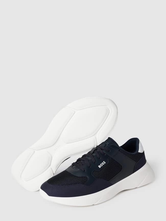 Schlussverkauf ? BOSS ? Sneaker Mit Kontrastbesatz Modell "Dean Runn" - Dunkelblau ✨ – Bild 4