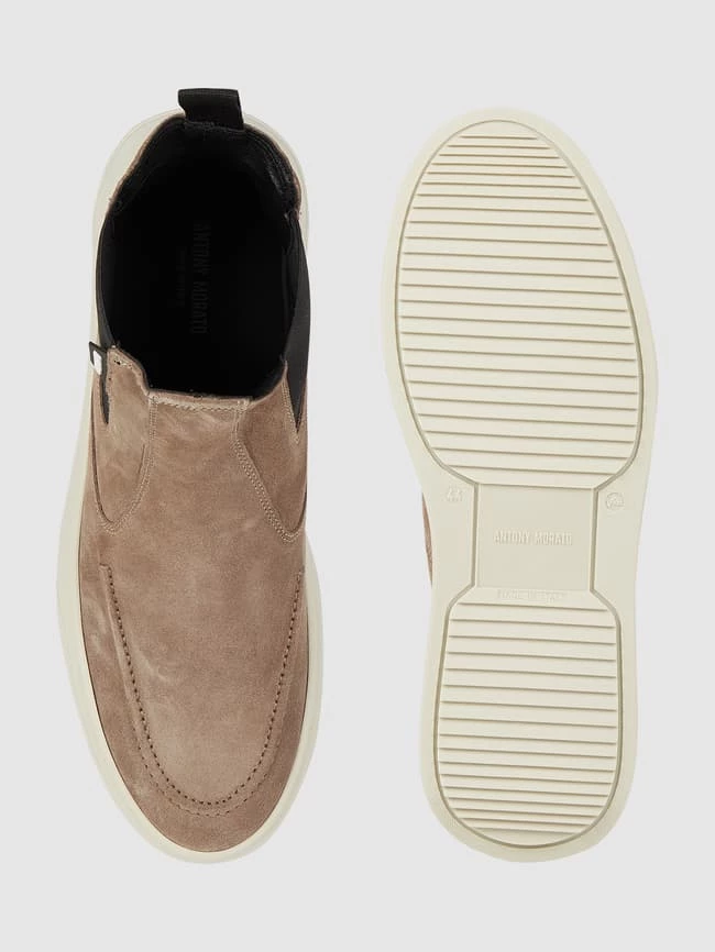 Neu ? Antony Morato ? Sneaker Aus Leder - Beige ? – Bild 4