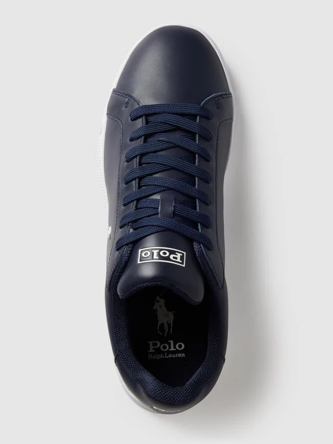 Billig ❤️ Polo Ralph Lauren ? Sneaker Aus Leder Modell 'SNEAKERS-HIGH' - Dunkelblau ? – Bild 5