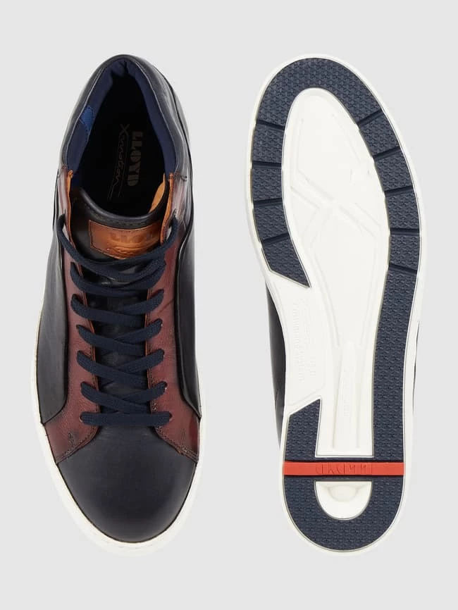 Bester Verkauf ? Lloyd High Top ? Sneaker Aus Leder Modell 'Marshal' - Dunkelblau ? – Bild 4