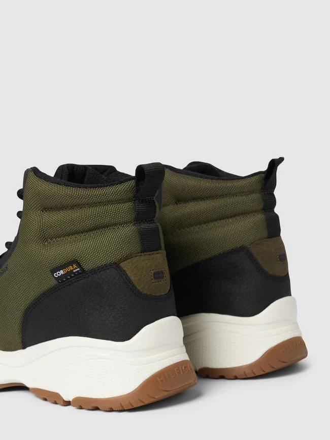 Am billigsten ⭐ Tommy Hilfiger High Top ? Sneaker Mit Steppnähten - Khaki ✨ – Bild 3