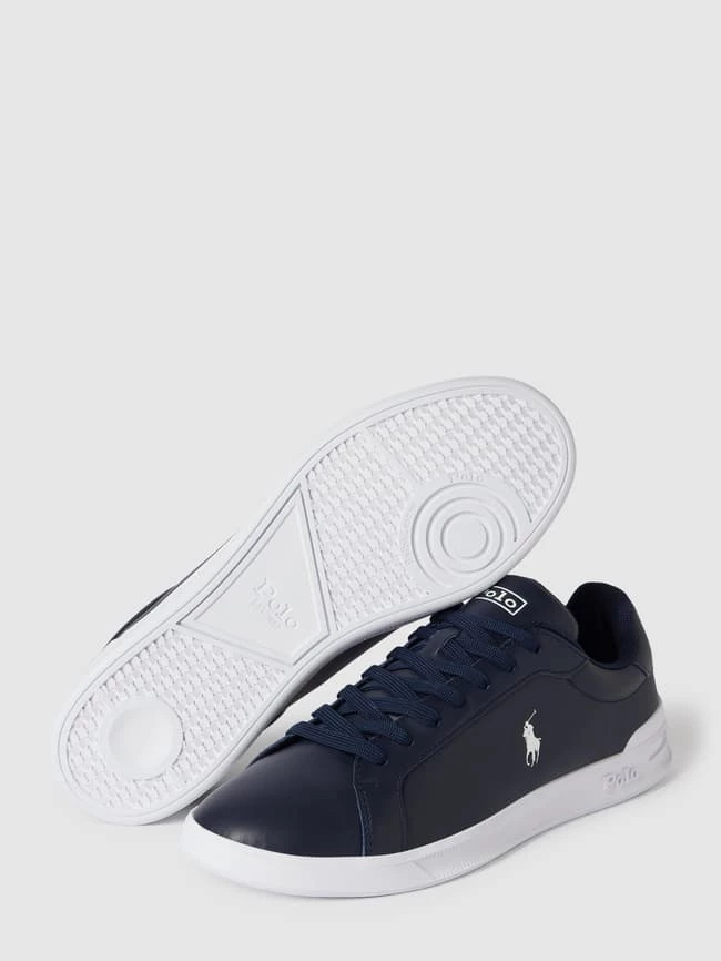 Billig ❤️ Polo Ralph Lauren ? Sneaker Aus Leder Modell 'SNEAKERS-HIGH' - Dunkelblau ? – Bild 4