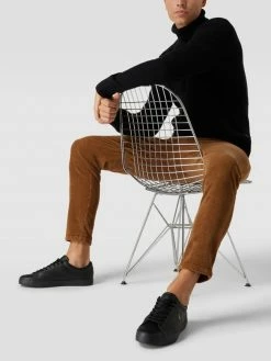 Rabatt ? Polo Ralph Lauren ? Sneaker Mit Label-Stitching Modell 'LONGWOOD' - Schwarz ?