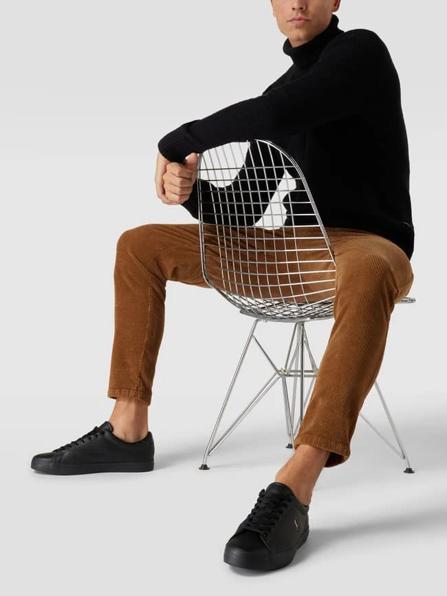 Rabatt ? Polo Ralph Lauren ? Sneaker Mit Label-Stitching Modell 'LONGWOOD' - Schwarz ?