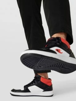 Coupon ? CHAMPION High Top ? Sneaker Mit Label-Detail Modell 'REBOUND' - Schwarz ⌛