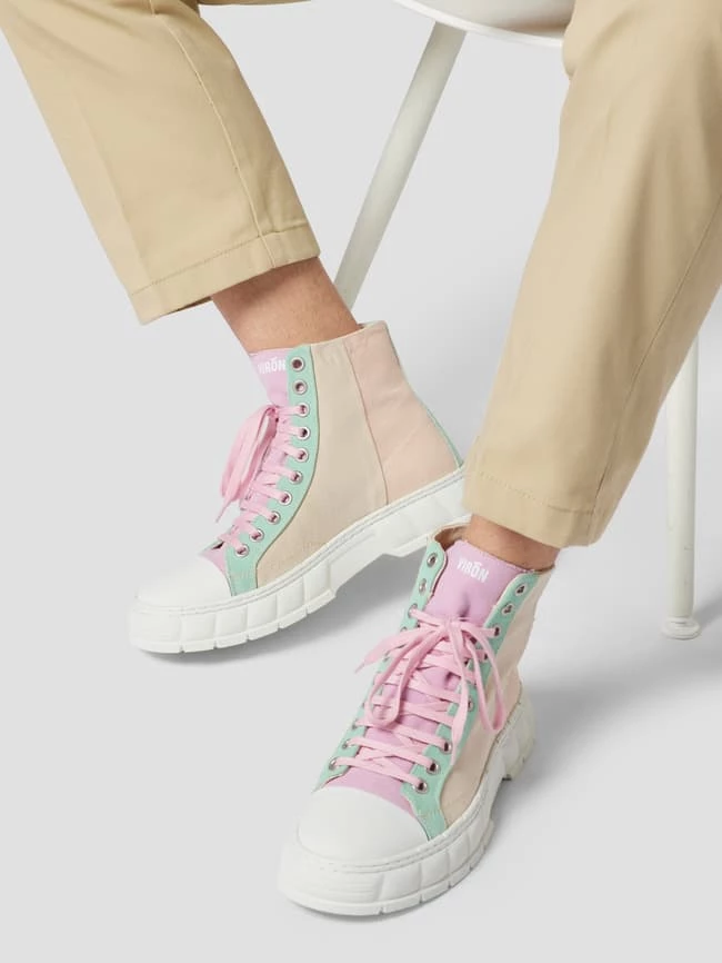 Bester Verkauf ? Viron High Top ? Sneaker Im Colour-Blocking-Design - Beige ?