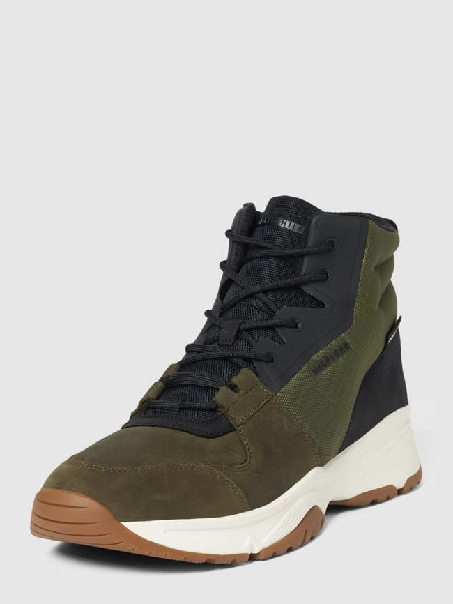 Am billigsten ⭐ Tommy Hilfiger High Top ? Sneaker Mit Steppnähten - Khaki ✨ – Bild 2