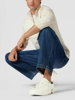 Am billigsten ? Tommy Hilfiger ? Sneaker Mit Label-Details Modell 'Corporate' - Offwhite ?