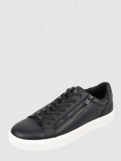 Auslauf ? CK Calvin Klein ? Sneaker Aus Leder - Schwarz ⭐