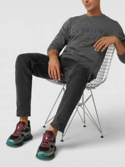 Bestes Angebot ? BOSS ? Sneaker Mit Kontrastbesatz In Metallic Modell 'Jonah' - Schwarz ⌛