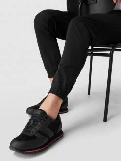 Bester Verkauf ✔️ BOSS ? Sneaker Mit Label-Print - Schwarz ?