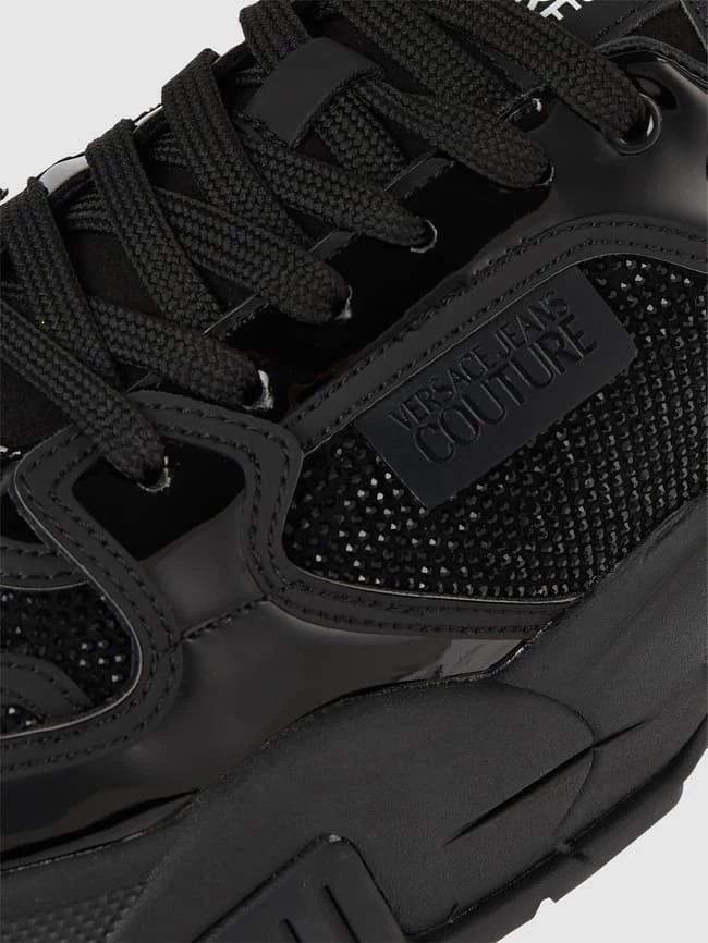 Coupon ⭐ Versace ? Jeans Couture ? Sneaker Mit Strasssteinen Modell 'Stargaze' - Schwarz ✨ – Bild 2