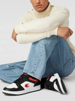 Top 10 ? CHAMPION ? Sneaker Mit Label-Detail - Schwarz ⌛