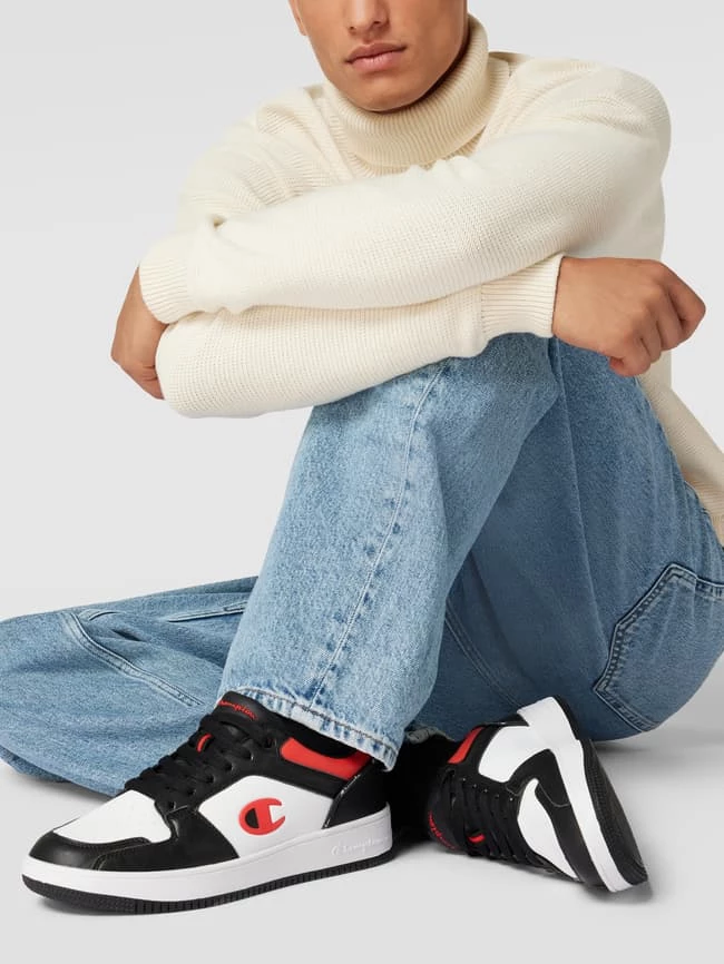 Top 10 ? CHAMPION ? Sneaker Mit Label-Detail - Schwarz ⌛