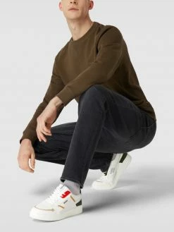 Aktion ? MoEa ? Sneaker Mit Kontrastbesatz - Weiß ?