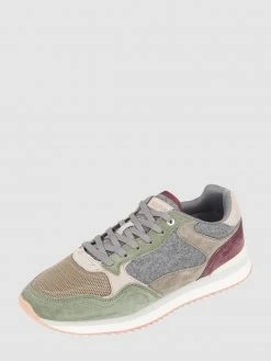 Bestpreis ? HOFF ? Sneaker Aus Leder Und Textil Modell 'Edinburgh' - Mittelgrau ⭐