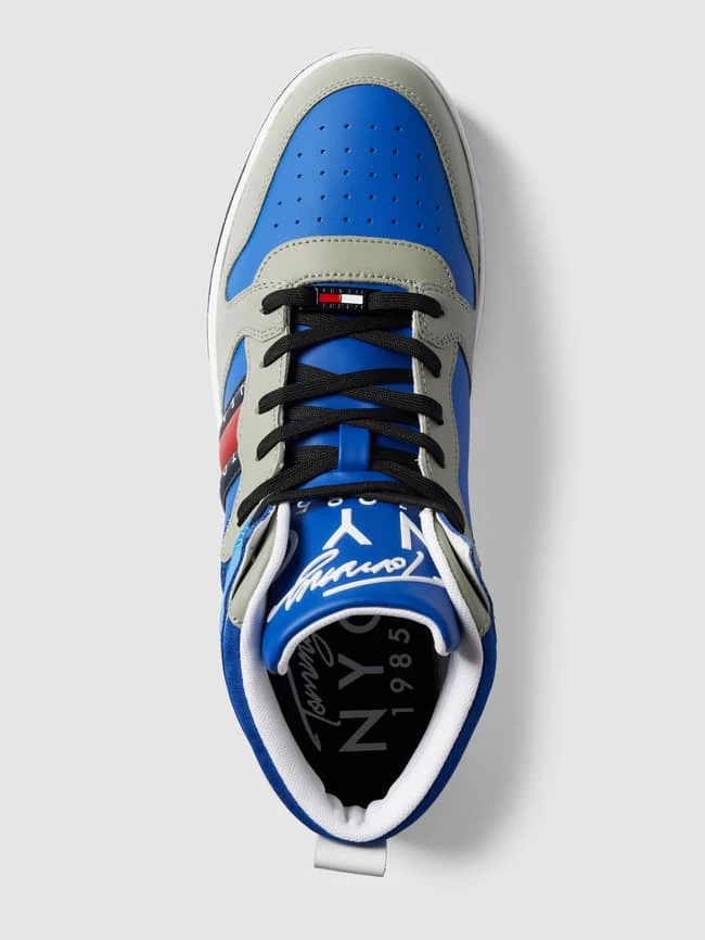 Top 10 ? Tommy ? Jeans High Top ? Sneaker Im Colour-Blocking-Design - Blau ? – Bild 5