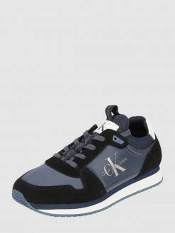 Besorgen ? Calvin Klein ? Jeans ? Sneaker Aus Leder Und Textil - Blau ⭐