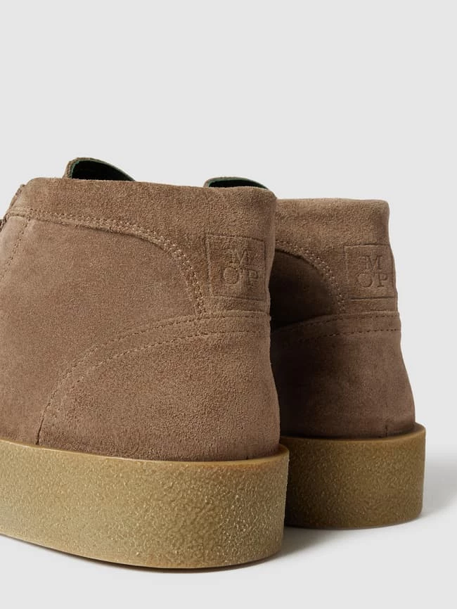 Bestpreis ❤️ Marc O'Polo Halbschuhe Aus Leder Mit Label-Prägung - Taupe ? – Bild 3