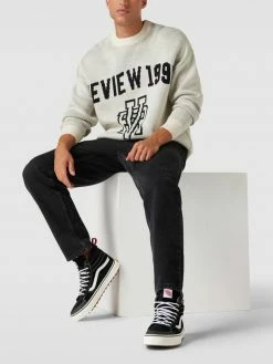 Top 10 ? Vans High Top ? Sneaker Aus Leder-Mix Mit Label-Patch - Schwarz ?