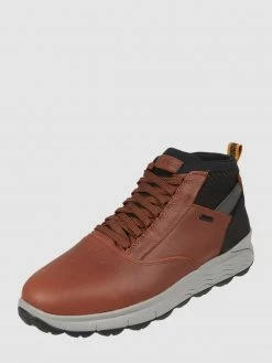 Rabatt ? Geox ? Sneaker Aus Leder Und Mesh Modell 'Spherica' - Camel ✔️