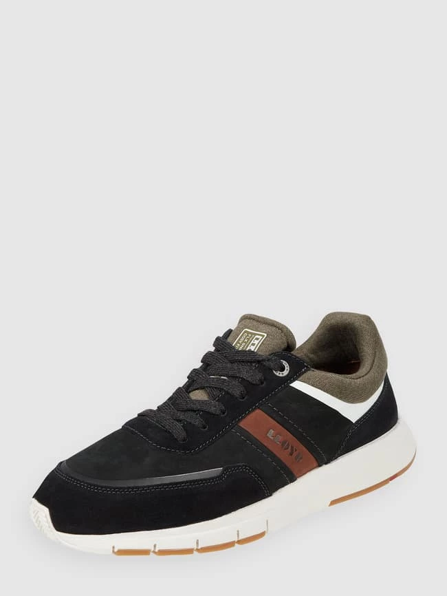 Budget ? Lloyd ? Sneaker Aus Leder Und Textil Modell 'Ennio' - Schwarz ❤️