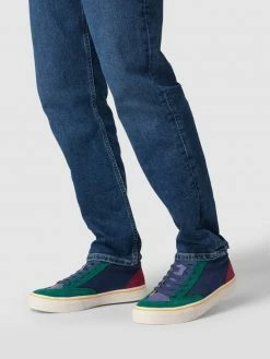 Top 10 ? Tommy ? Jeans High Top ? Sneaker Aus Leder - Marineblau ?