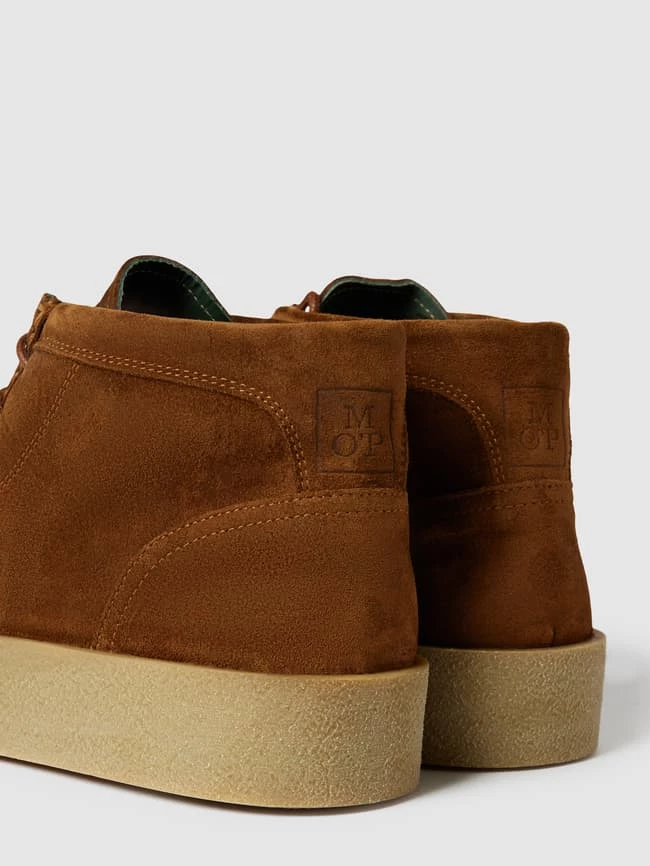 Neu ? Marc O'Polo Halbschuhe Aus Leder Mit Label-Prägung - Cognac ✔️ – Bild 3