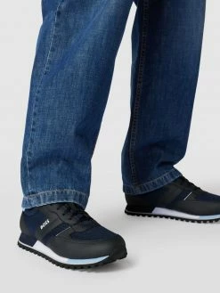 Besorgen ⭐ BOSS ? Sneaker Mit Label-Print - Dunkelblau ?