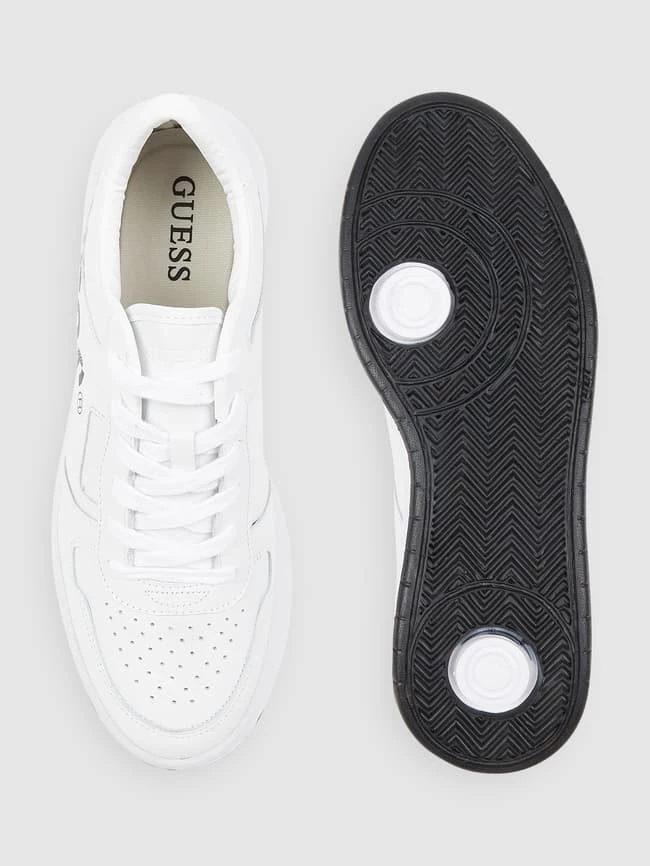 Bestpreis ? Guess ? Sneaker Aus Leder Modell 'Ponlea' - Weiß ? – Bild 4