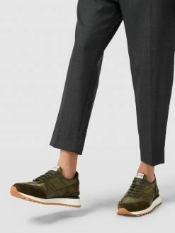 Blitzangebot ? Guess ? Sneaker Mit Label-Print Modell 'Varese' - Olivgrün ?