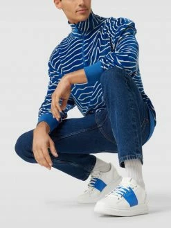 Angebote ? Guess ? Sneaker Mit Kontrastbesatz Modell 'VIBO' - Weiß ⌛