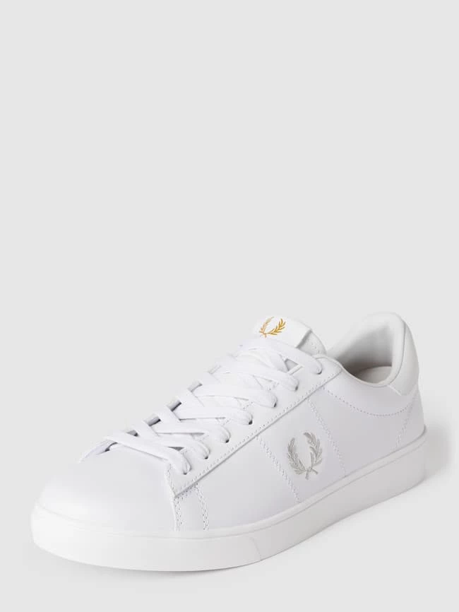 Neu ? Fred Perry ? Sneaker Aus Echtem Leder Mit Label-Stitching - Weiß ? – Bild 2