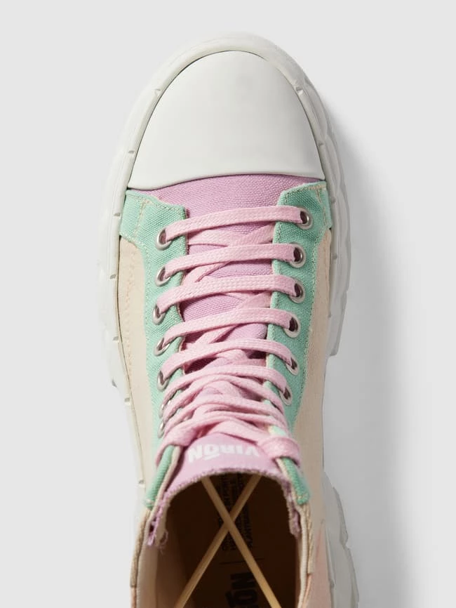 Bester Verkauf ? Viron High Top ? Sneaker Im Colour-Blocking-Design - Beige ? – Bild 5