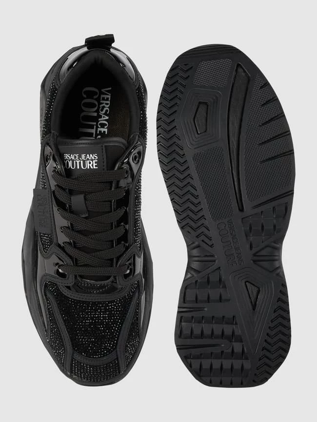 Coupon ⭐ Versace ? Jeans Couture ? Sneaker Mit Strasssteinen Modell 'Stargaze' - Schwarz ✨ – Bild 4