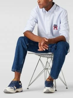 Brandneu ? Tommy Hilfiger ? Sneaker Mit Label-Details Modell 'PREP' - Hellblau ?