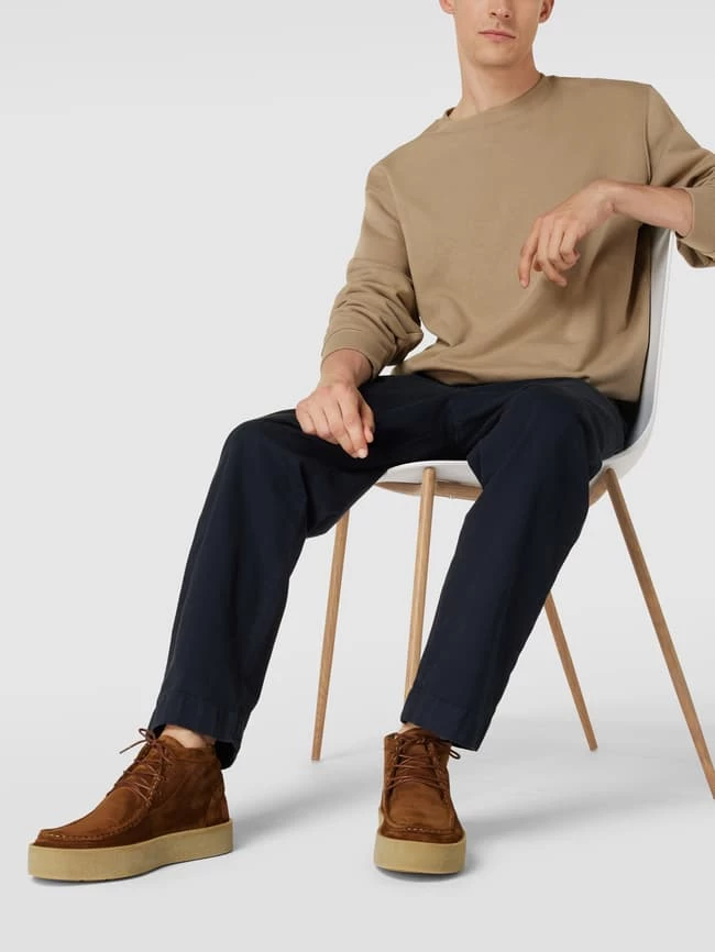 Neu ? Marc O'Polo Halbschuhe Aus Leder Mit Label-Prägung - Cognac ✔️