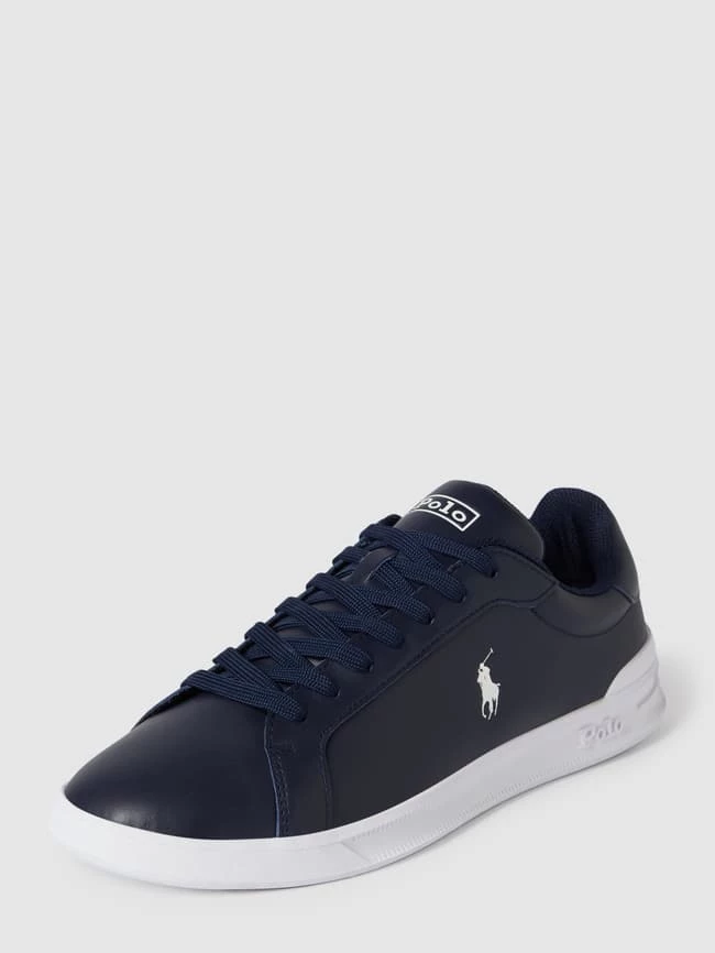 Billig ❤️ Polo Ralph Lauren ? Sneaker Aus Leder Modell 'SNEAKERS-HIGH' - Dunkelblau ? – Bild 2