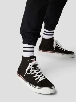 Großhandel ⭐ Tommy ? Jeans High Top ? Sneaker Mit Label-Patch - Schwarz ?